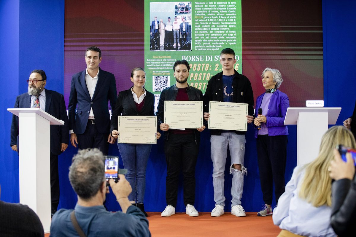 I vincitori per l'edizione 2021-2022 delle borse di studio assegnate dal Premio Alberto Cocchi di Federacma
